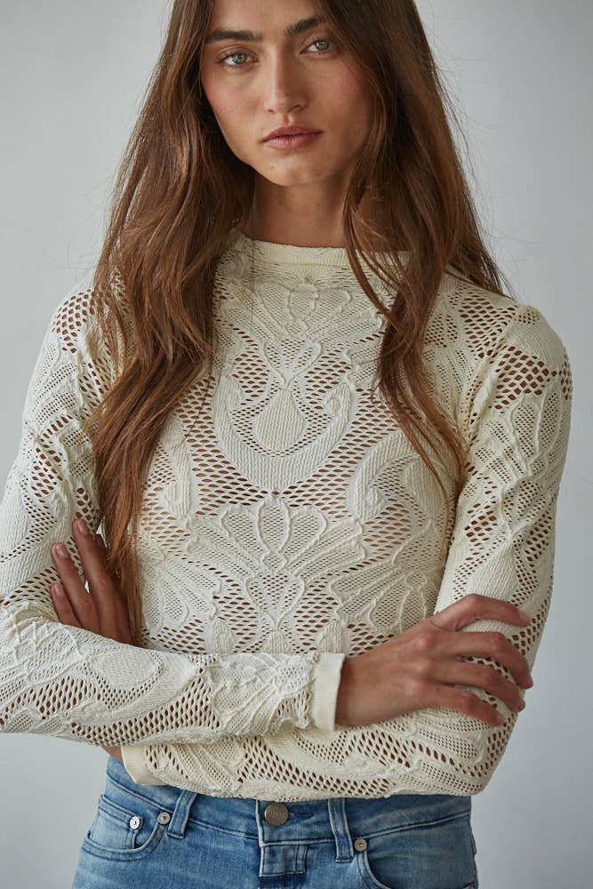The Ophelia LS Mock Neck Top