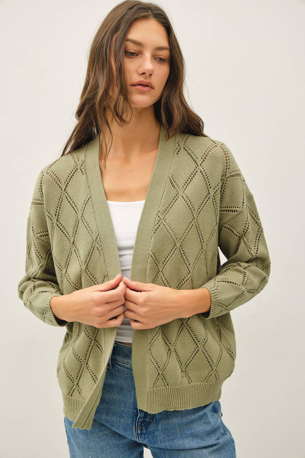 The Paisley Open Front Cardigan