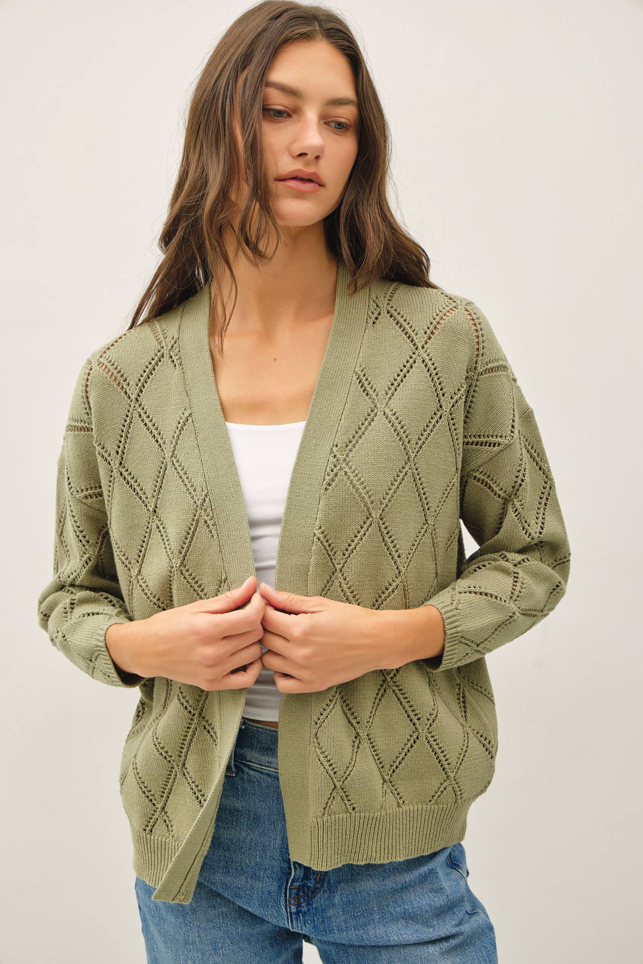 The Paisley Open Front Cardigan