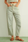 The Stassi Stripe Barrel Pants