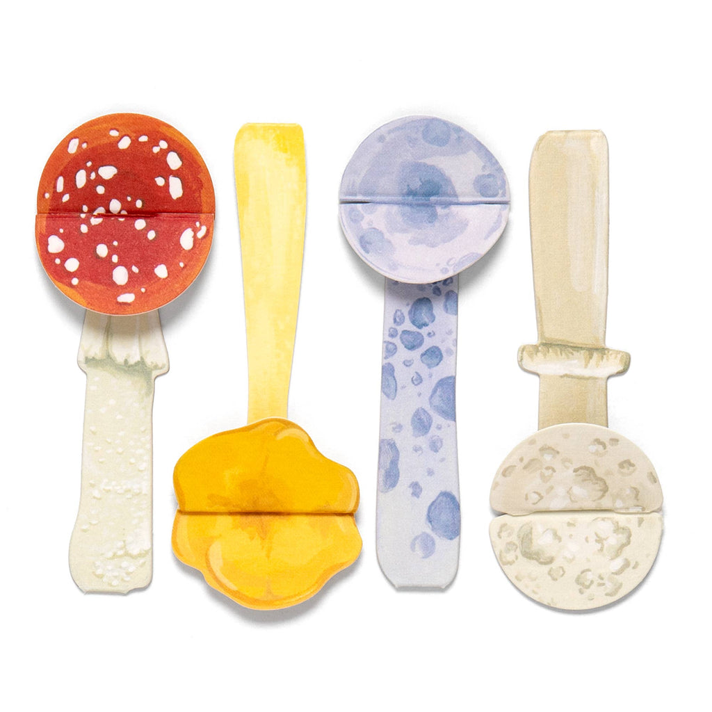 Mushroom Pop-up Bookmark Set of 4