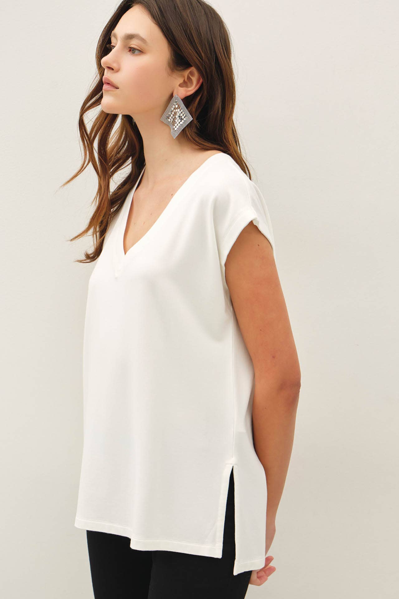 The Georgia Sleeveless French Terry Top
