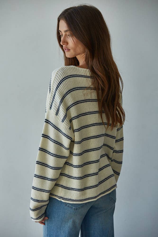 The Octavia Striped Sweater