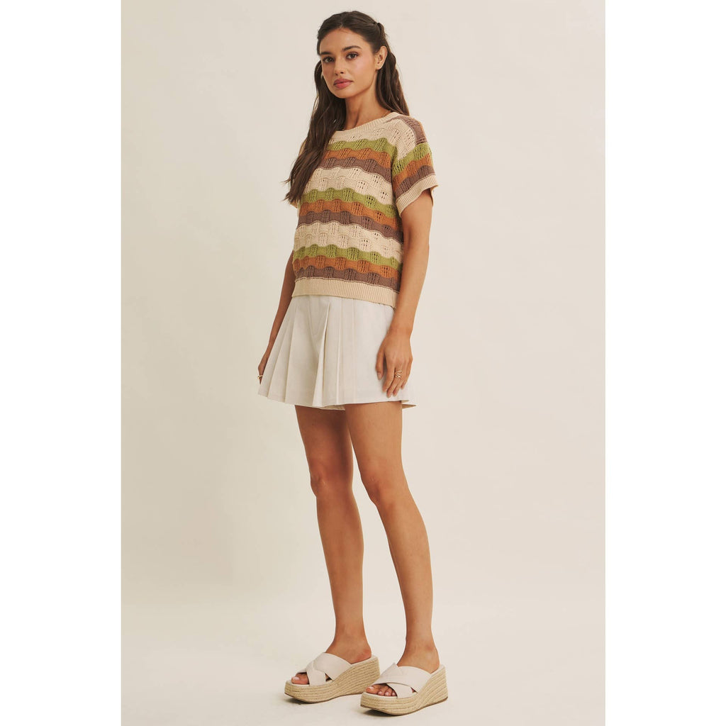 The Kayla Crochet Sweater