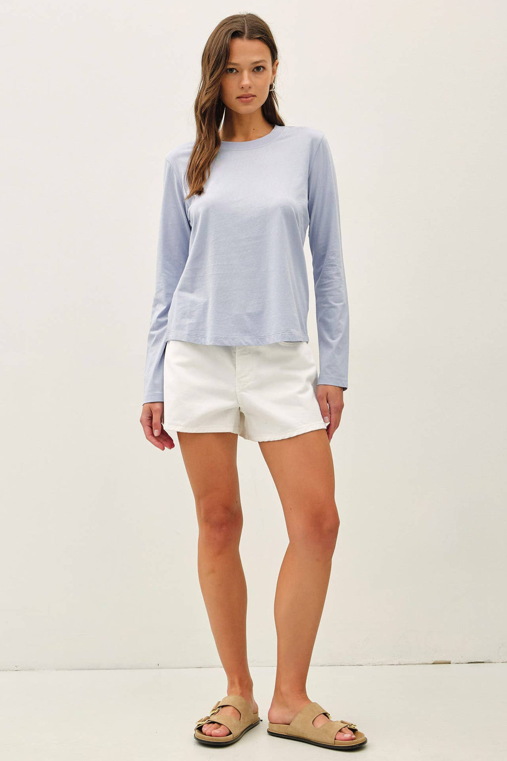 The Rory Garment Washed Long Sleeve Top