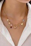 Hearts Charm Necklace