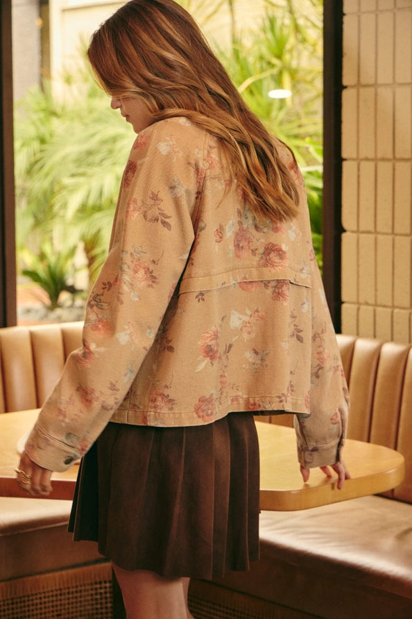 The Stassi Floral Utility Jacket