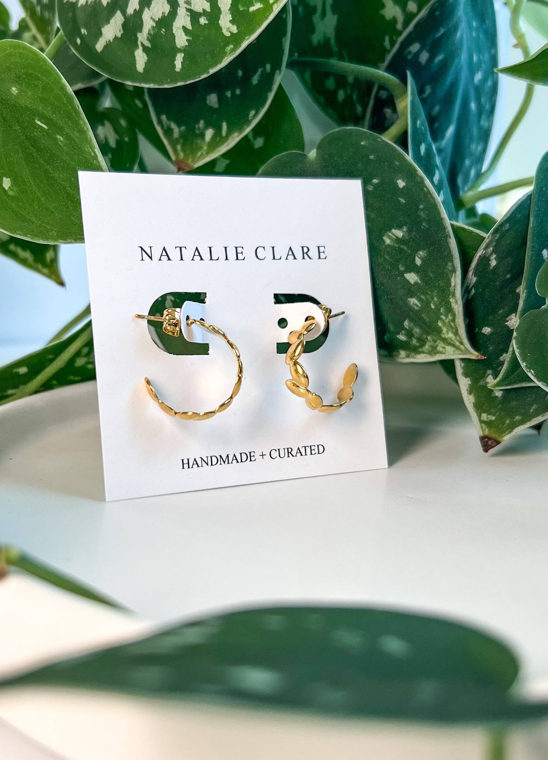 Gold Devil’s Ivy Hoops