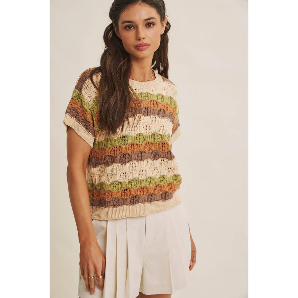 The Kayla Crochet Sweater