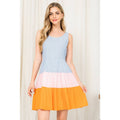The Giselle Stripe Tiered Tank Dress