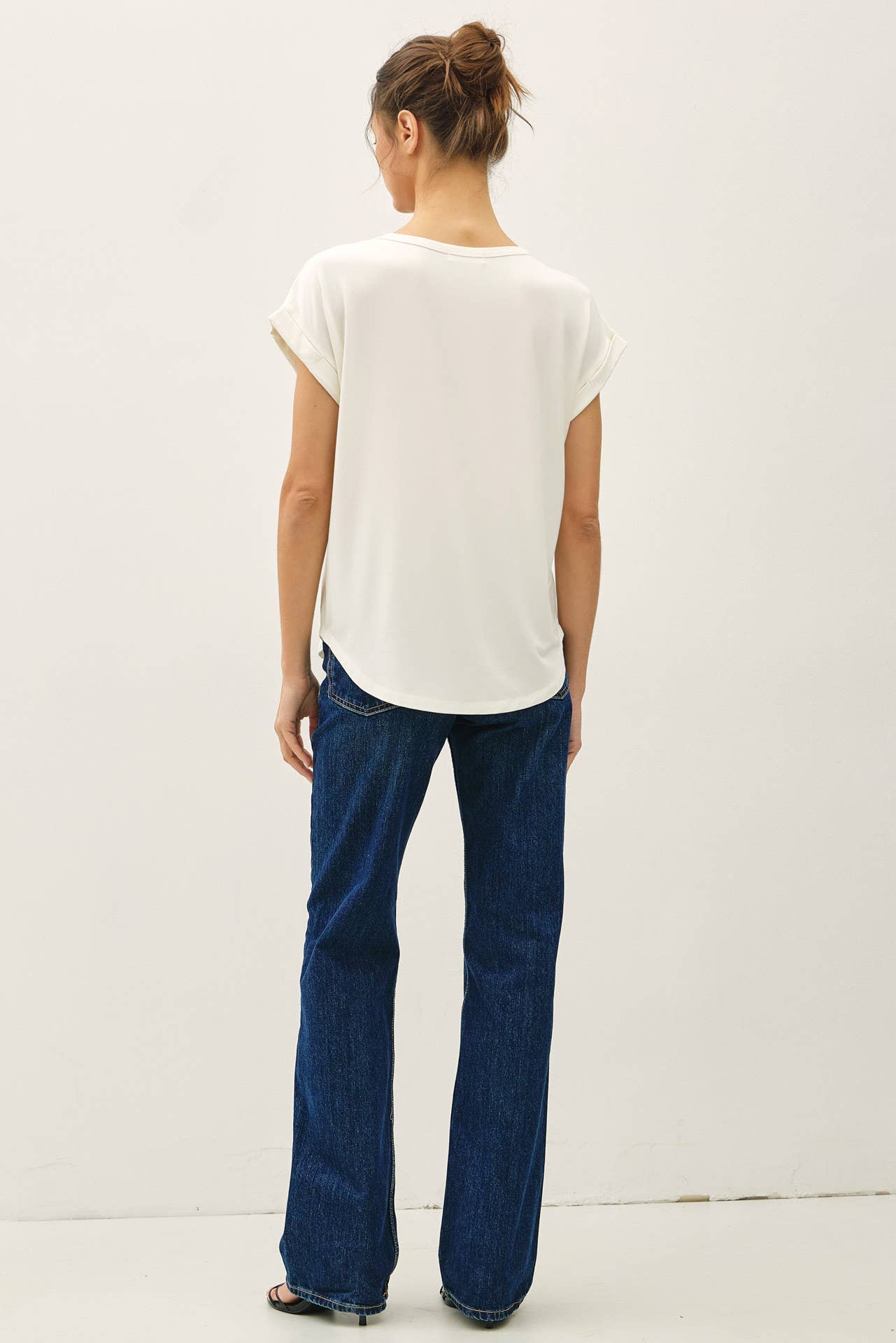 The Dahlia Dolman Cap Sleeve Tee