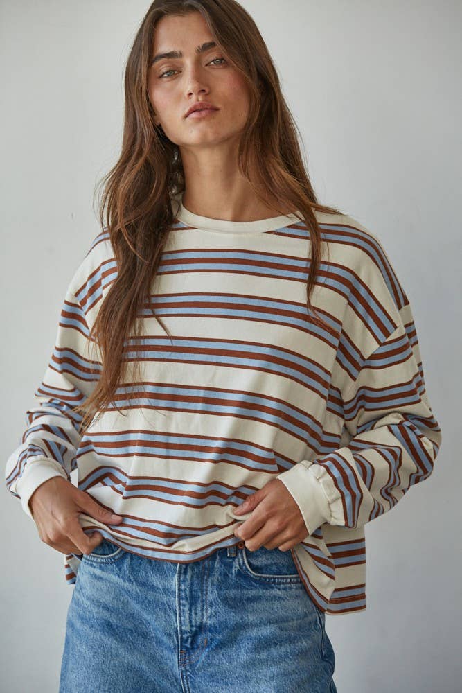 The Emerson LS Knit Top