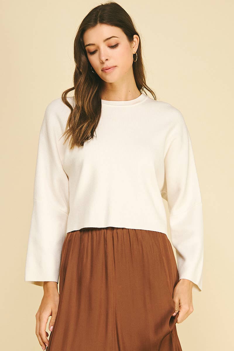 The Quincy Wide Sleeve Sweater