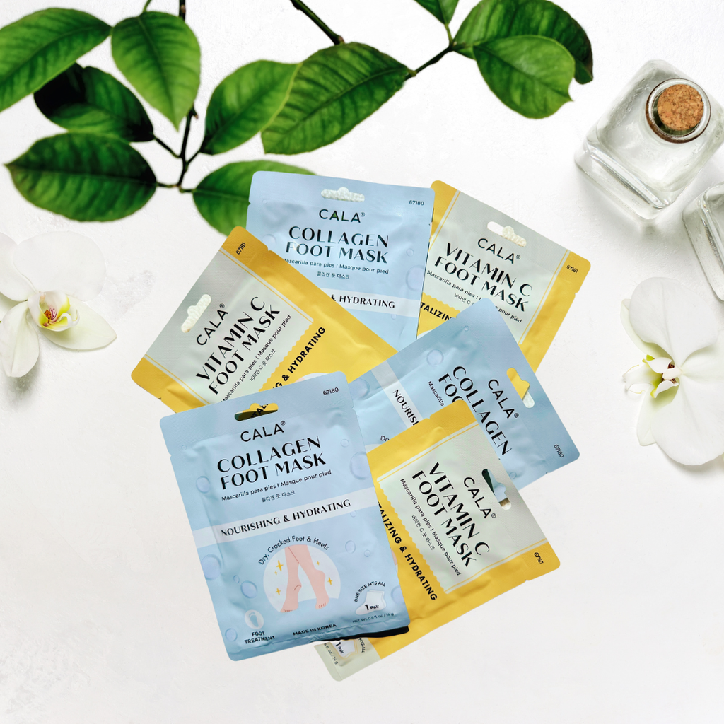 CALA Vitamin C or Collagen Foot Mask Treatment