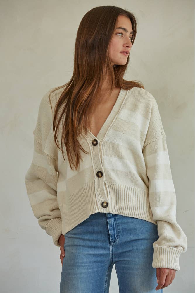 The Blair Striped Cardigan