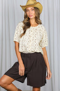 The Clara Floral Print Top