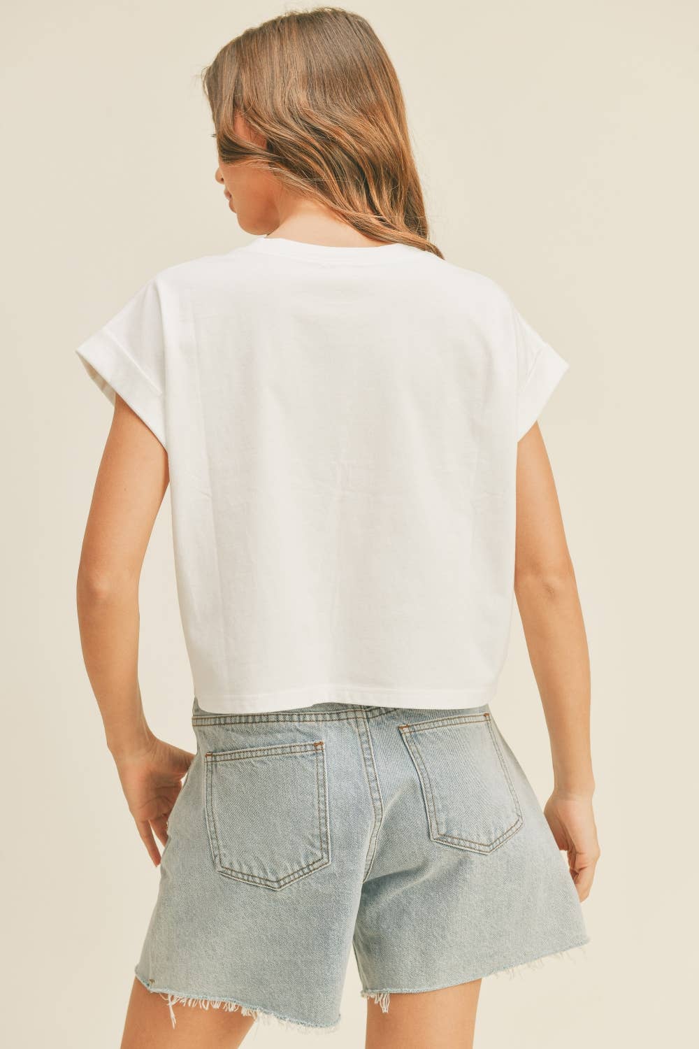 The Stormi Cuffed Sleeve Tee