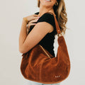 Hazel Hobo Shoulder Bag with Tassel