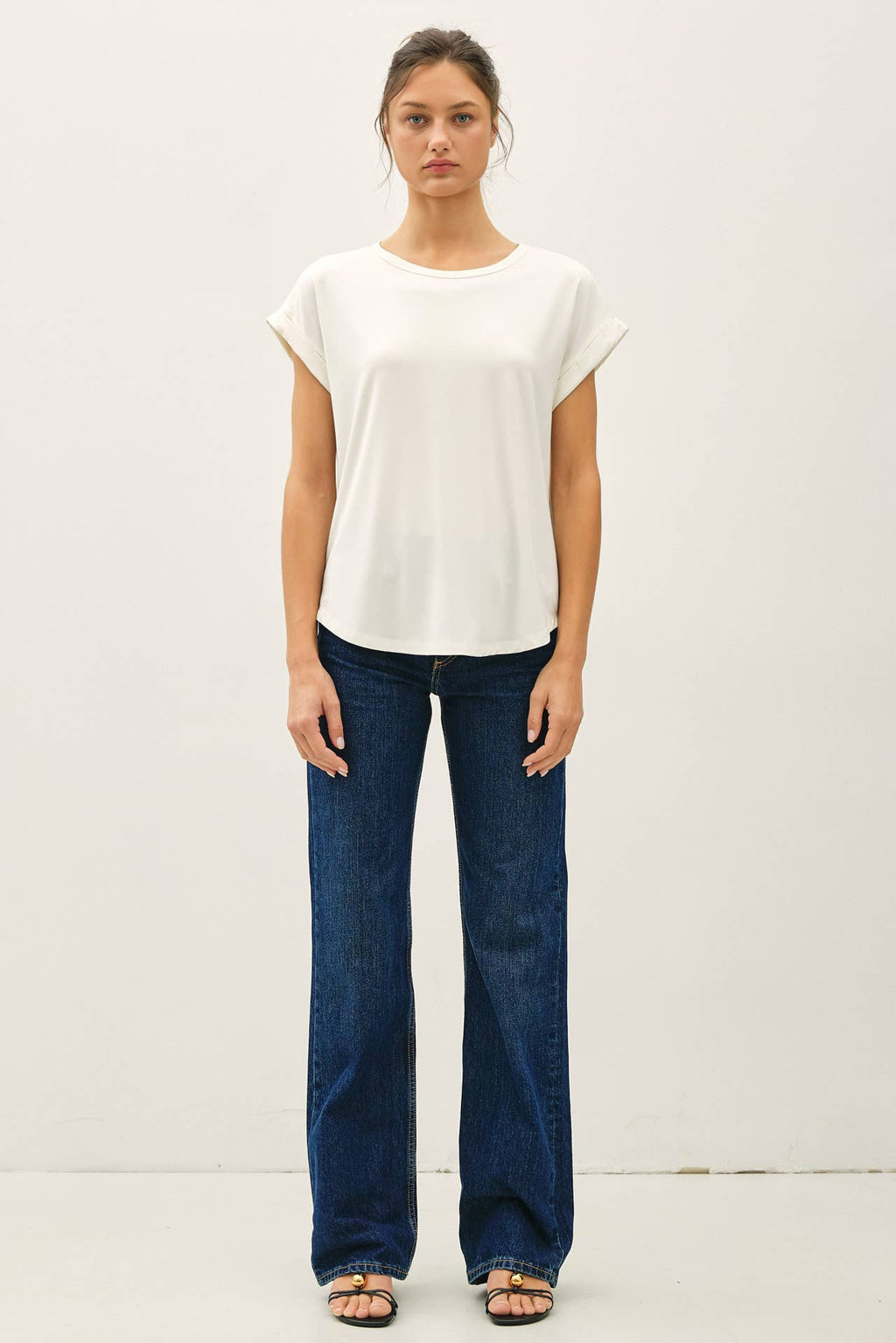 The Dahlia Dolman Cap Sleeve Tee