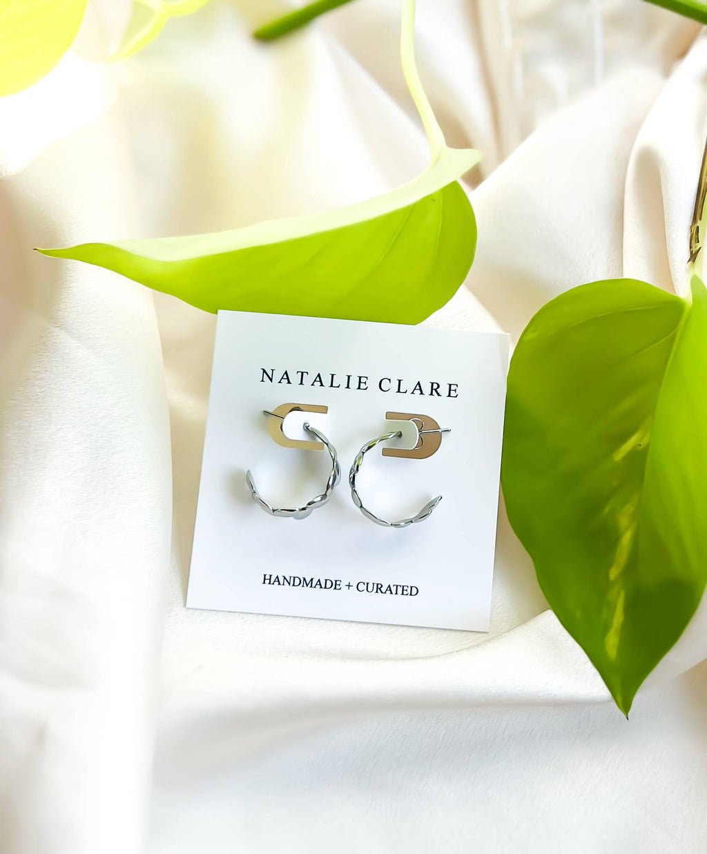 Silver Devil’s Ivy Hoops 