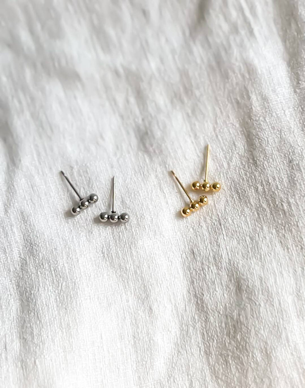 Three Bead Stud