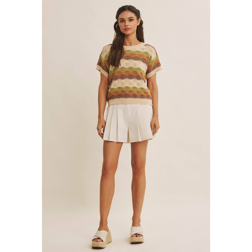 The Kayla Crochet Sweater