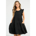 The Callie Tiered Textured Dress