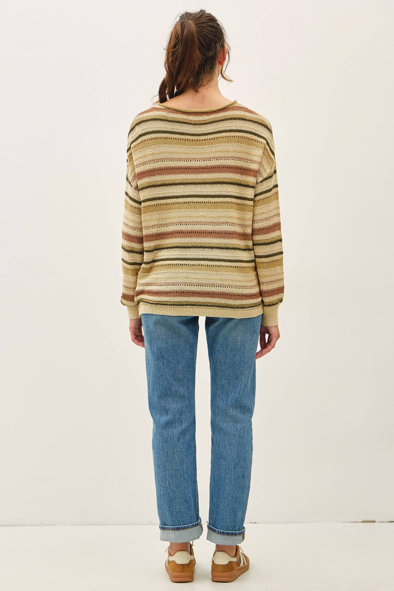The Gracie Multi Striped Sweater