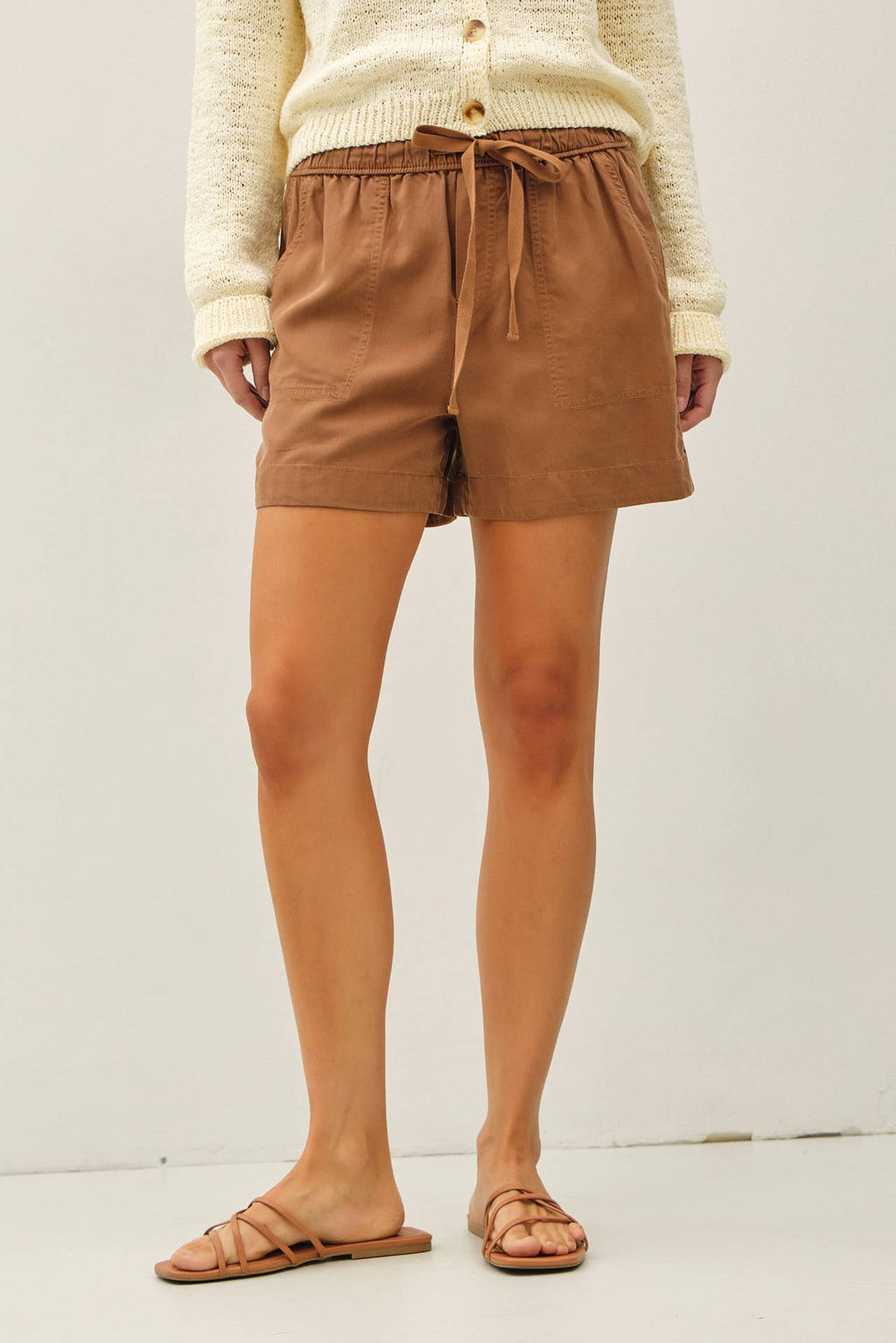 The Ariana Pull On Tencel Shorts