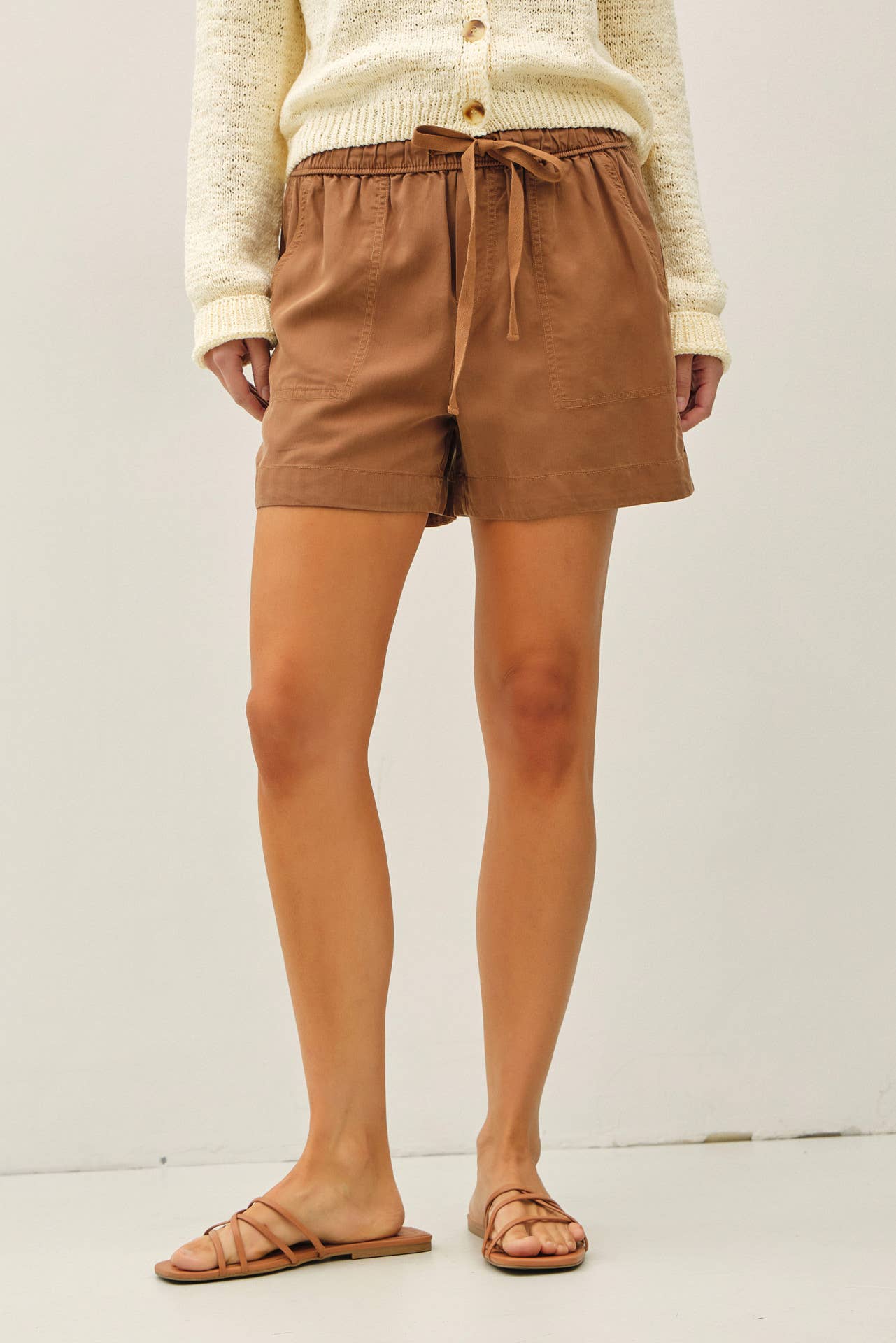 The Ariana Pull On Tencel Shorts