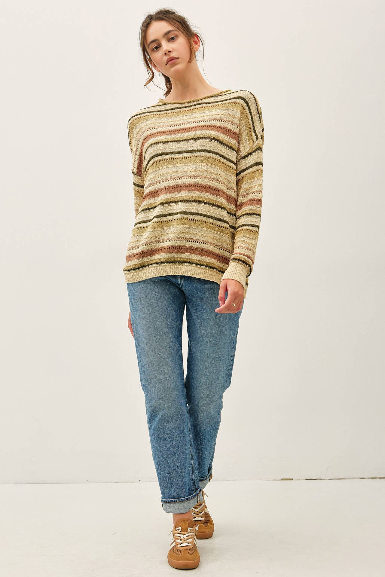 The Gracie Multi Striped Sweater