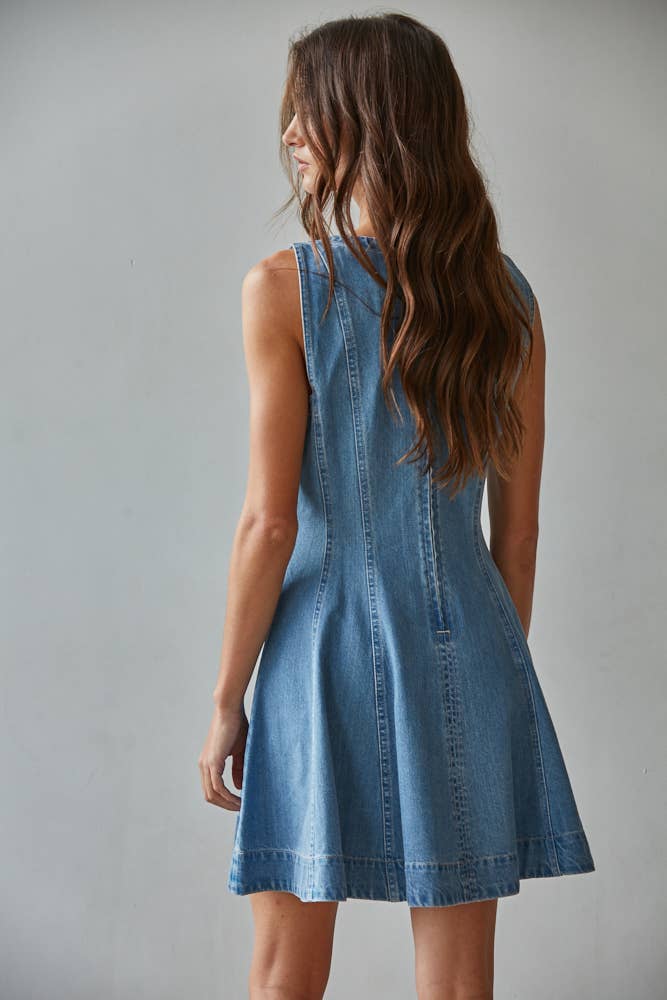 The Olivia Denim Dress