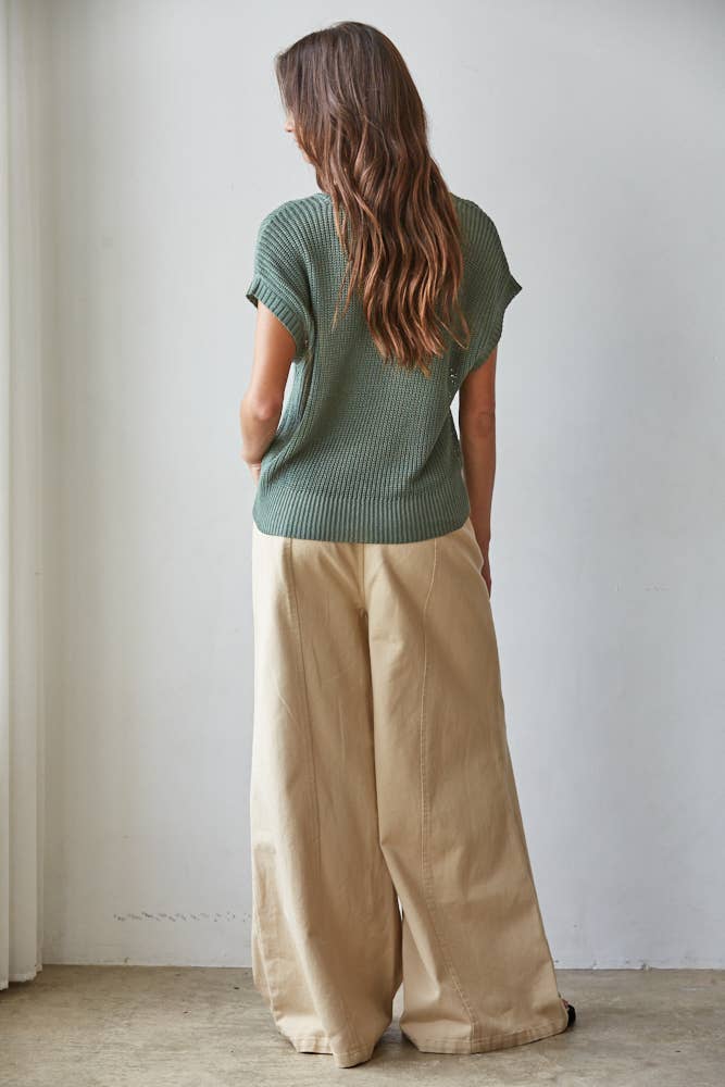 The Carla Short Sleeve Sweater