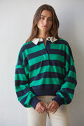The Riley Half Button Up Top