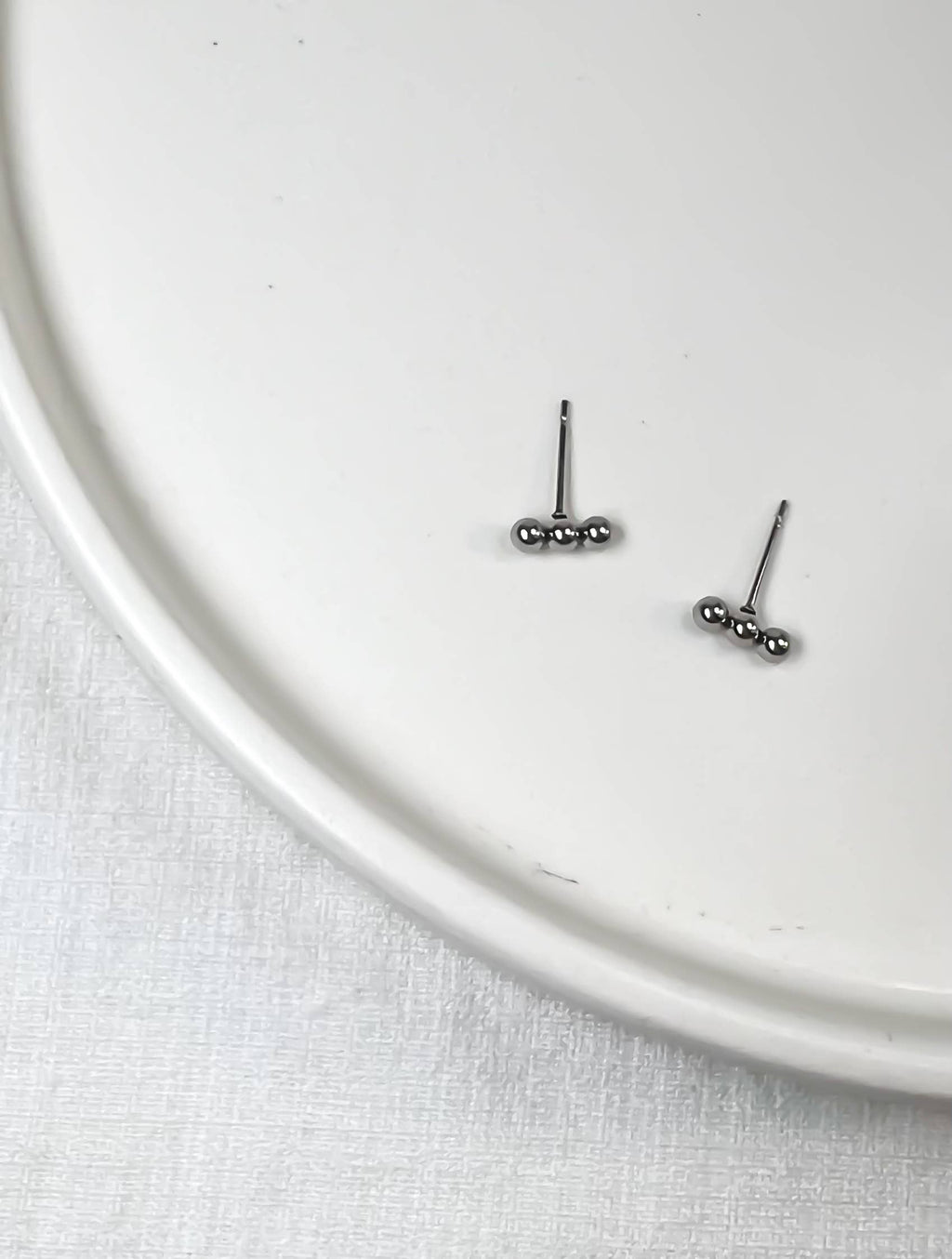 Three Bead Stud