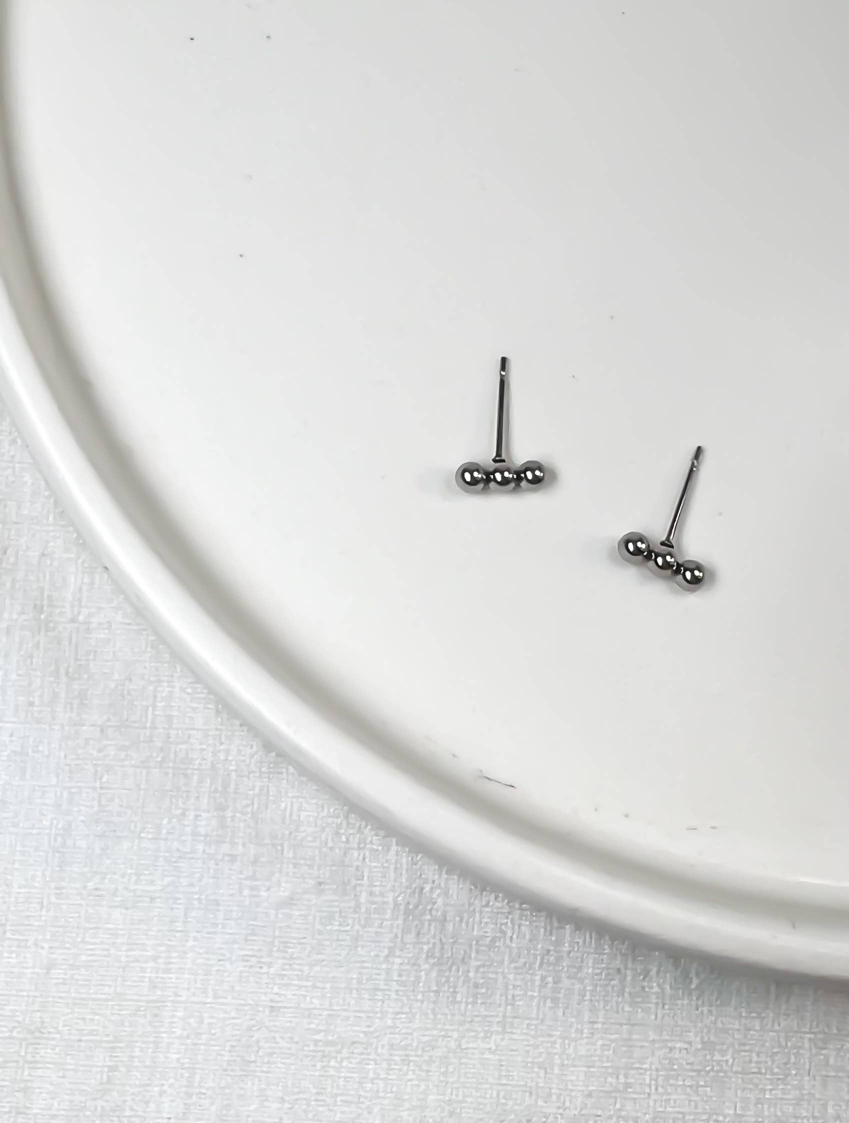 Three Bead Stud