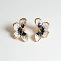 Pansy Stud Earrings