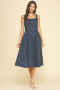 The Elizabeth Polka Dot Flared A-Line Mini Dress