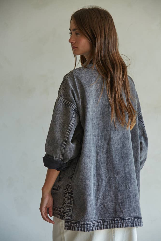 The Cindi Washed Denim Jacket