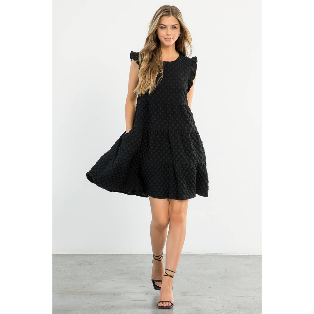 The Callie Tiered Textured Dress