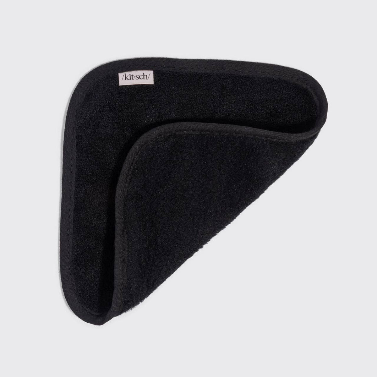 Microfiber Face Towels 3pc Set - Black