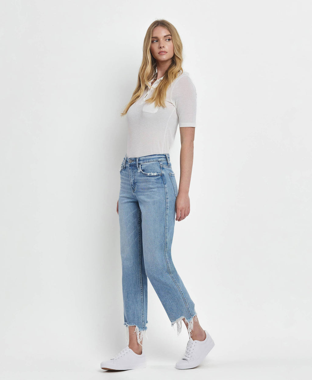 Fondly High Rise Regular Straight Jeans