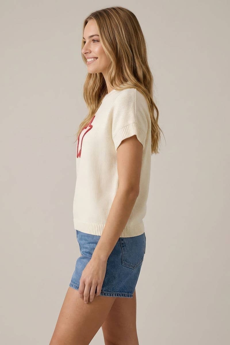 The Maisie Star Embroidery Sweater