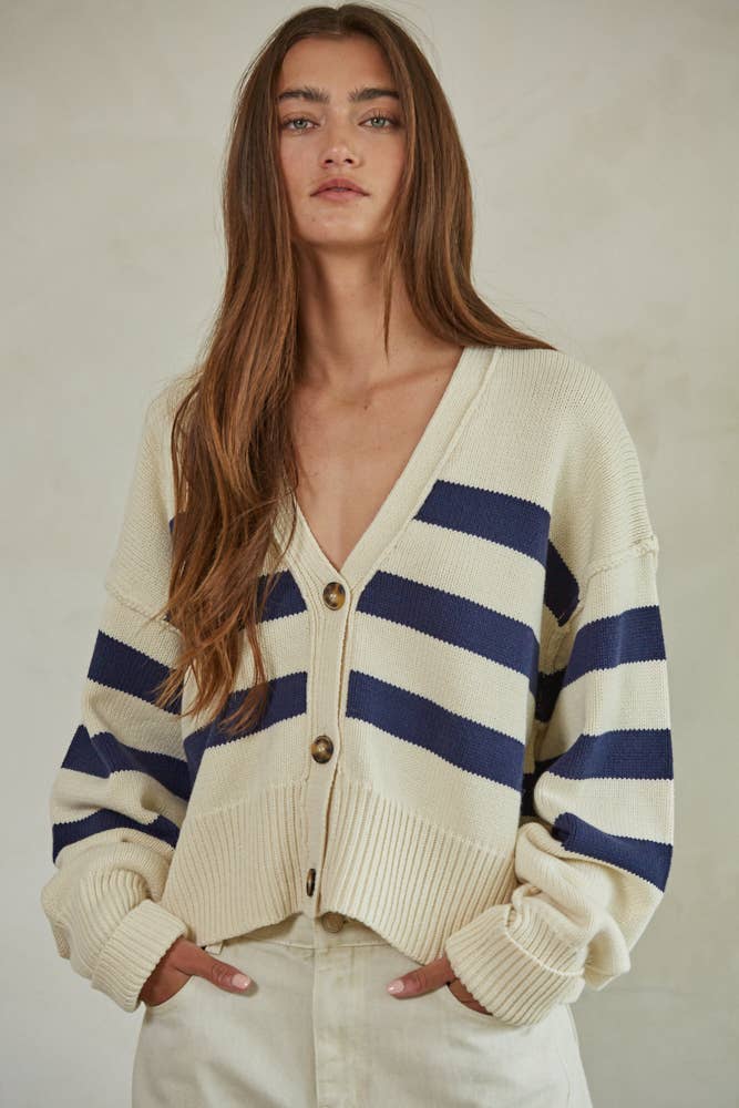 The Blair Striped Cardigan