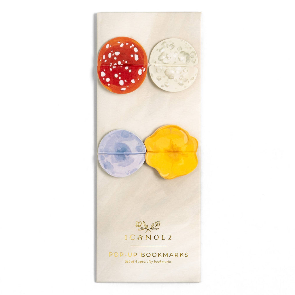Mushroom Pop-up Bookmark Set of 4