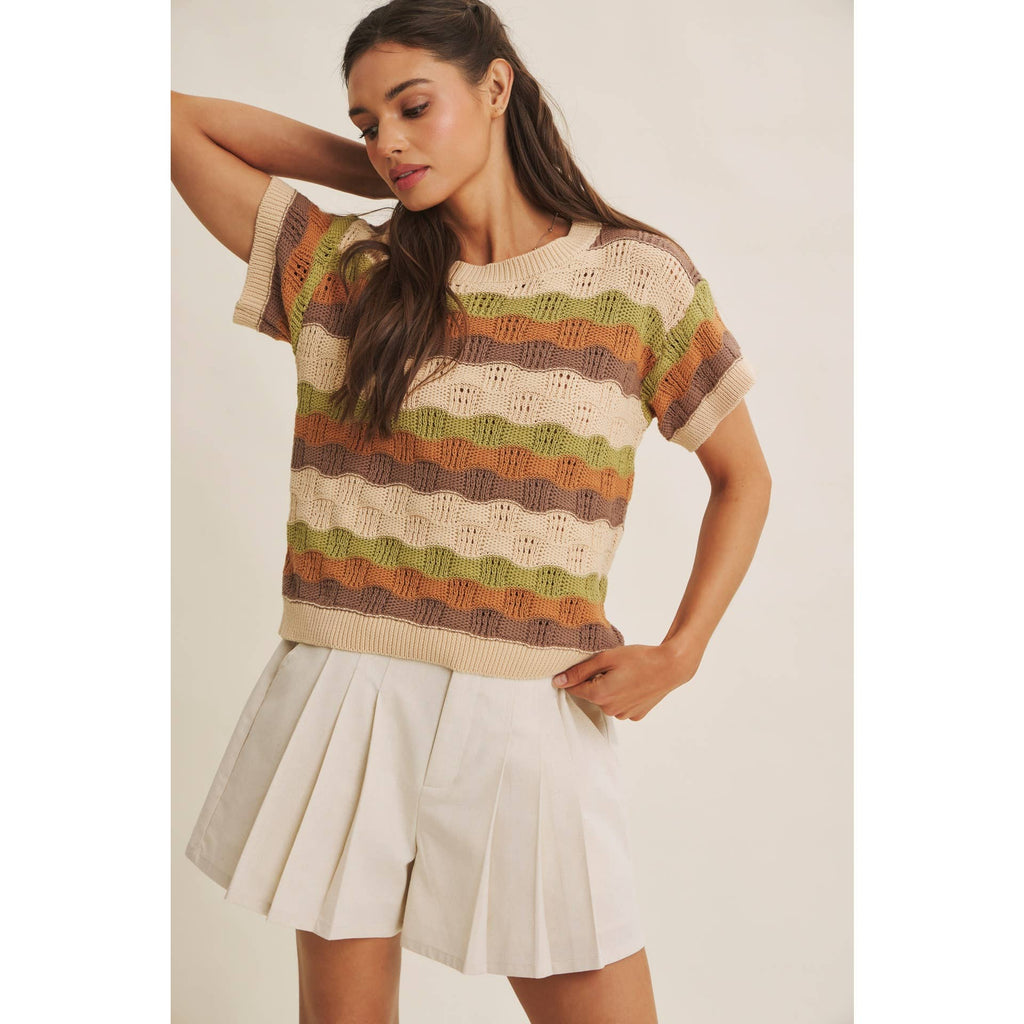 The Kayla Crochet Sweater