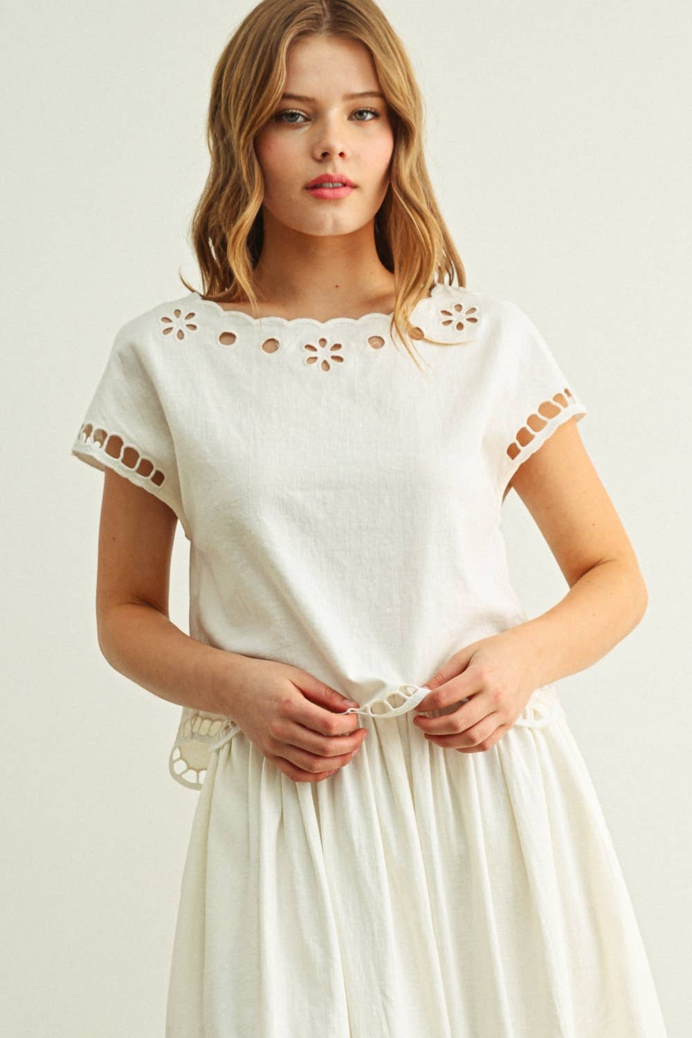The Winnie Floral Embroidered Top