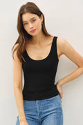 The Lizzie Basic Scoop Neck Tank