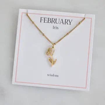 Birth Flower Necklace - Waterproof