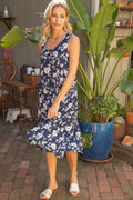 The Jada Pleated Floral Dress